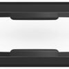 HumanCentric Vertical Laptop Stand for Desks (Matte Black) | Adjustable Holder to Dock Apple MacBook, MacBook Pro, and Other Laptops to Organize Work &