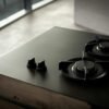 black 2-burner stove
