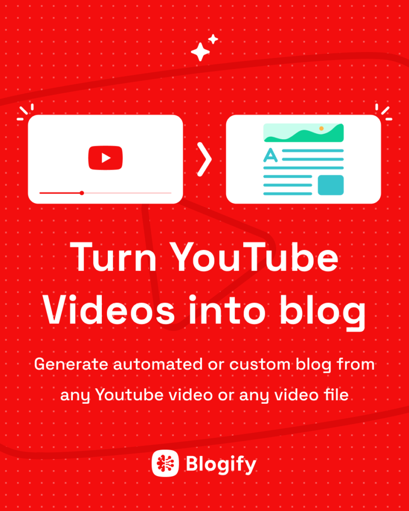 Blogify: The Ultimate Content Repurposing Tool for 2025